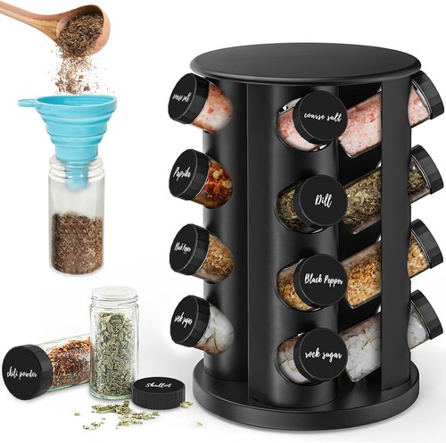 Jar rotating spice rack - 16,