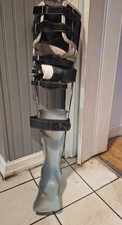 POLIO LEG BRACE KAFO USED WORKING SEE FULL DISCRIPTION BELOW. LEFT LEG