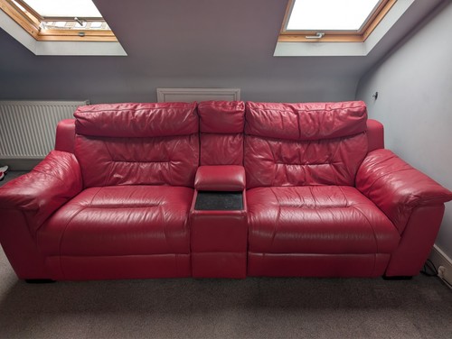 Dfs red leather power - dfs,