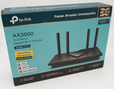 TP-Link Archer AX55 AX3000 Dual Band Gigabit Wi-Fi 6 Router VPN WPA3 HomeShield