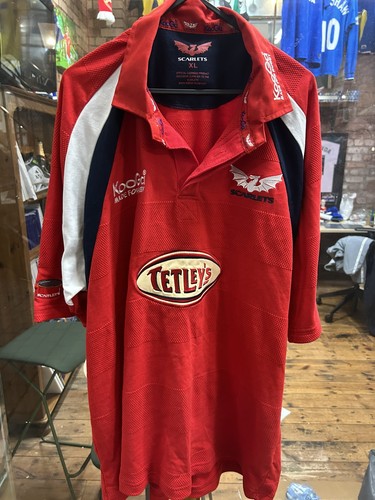 Scarlets home rugby shirt - scarlets,