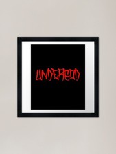 Metal Font Type Design Framed