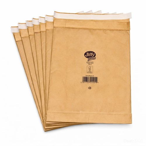 Jiffy green padded bags - green,