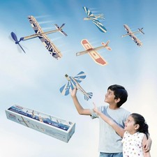 Balsa wood airplane - kit, 4