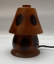 Art Deco Wooden Lamp Brazilian Monkey Puzzle Wood Butterfly Lamp C1930 Rewired