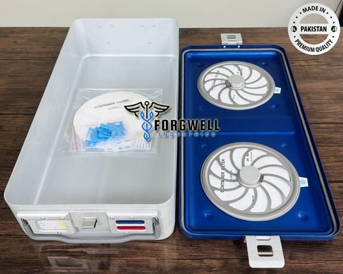 Aluminium sterilization box - aluminium,