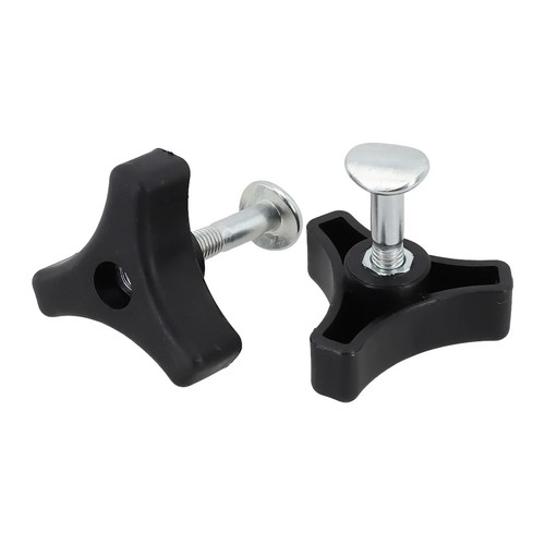 2pcs triangle handle knob - triangle, nut