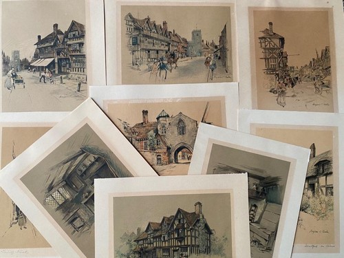 Handcoloured prints by - 9,