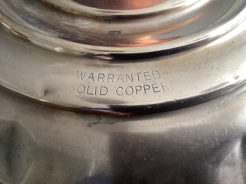 Vintage copper brass hot - copper,