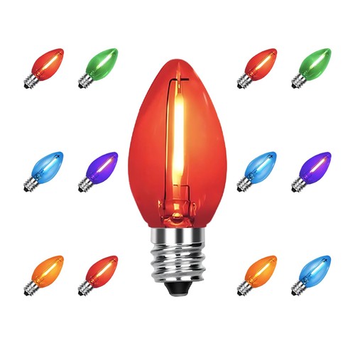 12pack replacement bulbs - c7,