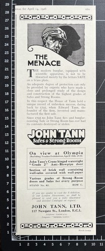 John tann safes - safes, strongrooms