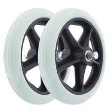 Smooth Duty Replacement Wheelchair Front Heavy Wheels. Caster Wheel 2x