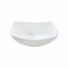 Luminarc 14cm Quadrato Square Bowl in White Serving Utensils Kitchen New