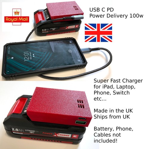 Einhell ozito battery usb pd - c,