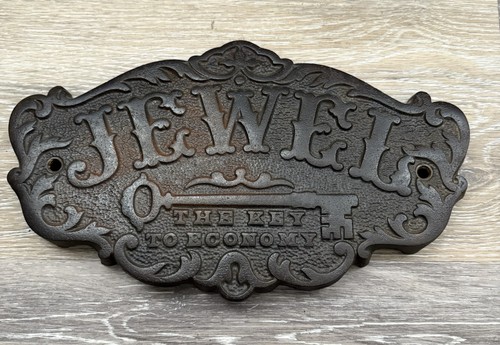 Antique jewel stove emblem - stove,