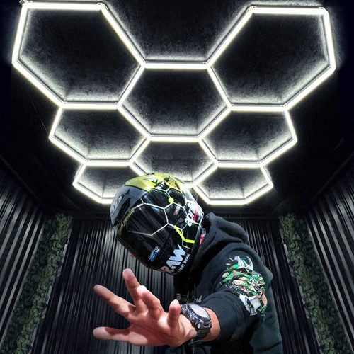 Hex hexagon garage - hexagon, light