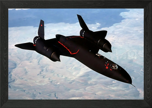Lockheed sr71 blackbird framed - lockheed,