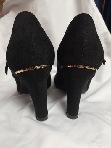Black mary jane style shoes - black,