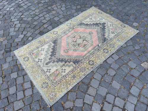 Turkish rug vintage - turkish, rug,