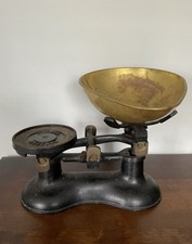 Set Of Victor Vintage Cast Iron Kitchen Scales