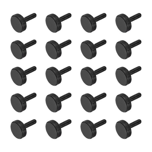 M3x8mm knurled thumb screws - knurled,