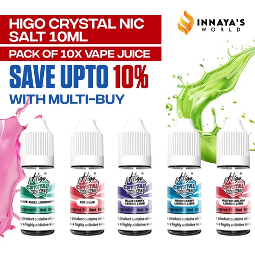 Higo crystal nic salt 10ml - crystal,