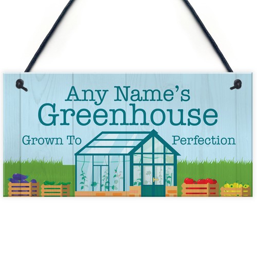 Greenhouse sign for - for, garden