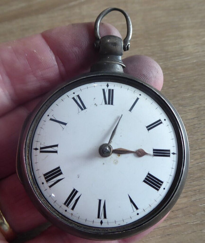 Antique silver fusee verge - fusee,