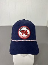 Chevrolet '74 Camaro Z28 Hat Adult Blue Patch Rope Snapback Baseball GM Official