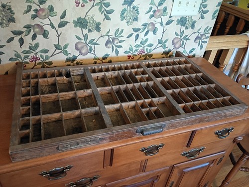 Hamilton letterpress cabinet - letterpress,