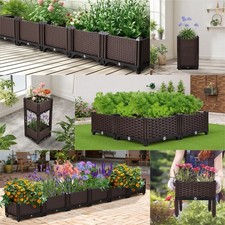 Rattan Garden Flower Bed