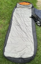VANGO SLEEPING BAG Q7 300 SQUARE ORANGE / BLACK GREY  SLEEPING BAG & SHEET 220M