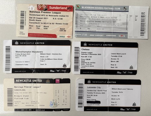 Newcastle united ticket - 6,