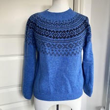 TOAST Fairisle Jumper Size XS