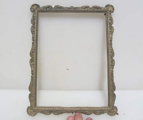 Vintage brass picture frame - vintage,