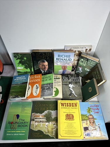 Cricket book bundle job lot - cricket,