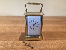 Lovely Striking Eight Day Carriage Clock - Super Condition & Fully Working