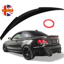 FOR BMW 1 SERIES E82 REAR BOOT SPOILER TRUNK PERFORMANCE LIP GLOSS BLK 2007-2013