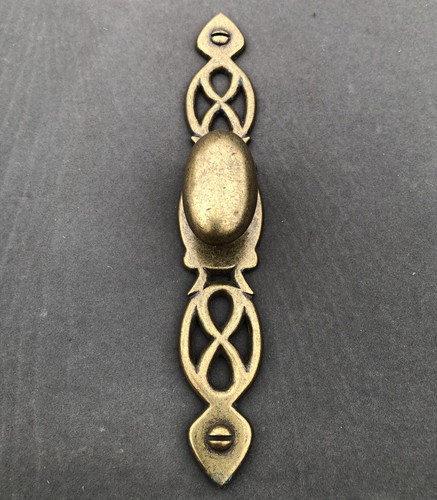 Antique brass cabinet - antique,