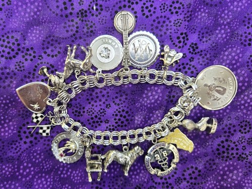 Vtg sterling silver triple - silver,
