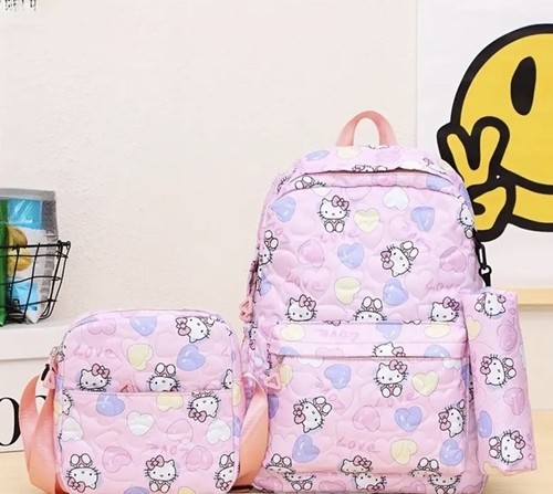 Hello kitty backpack - backpack, 3pcs