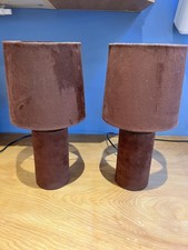 Pair of Chocolate Brown Velvet