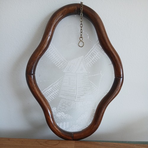 Dutch lace windmill window - dutch,