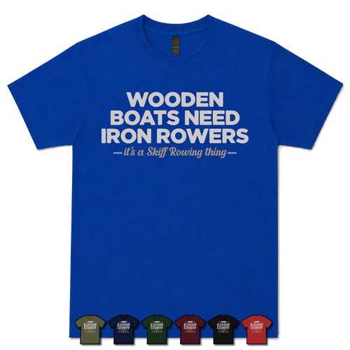 Wooden boats need iron rowers - wooden,