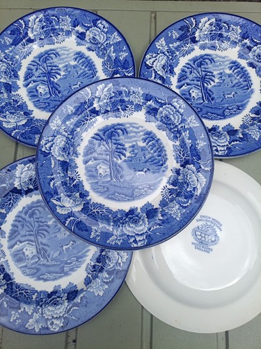 Blue white wood son - blue,