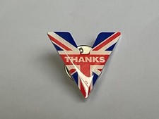 Thanks VE Day Pin Badge 1995