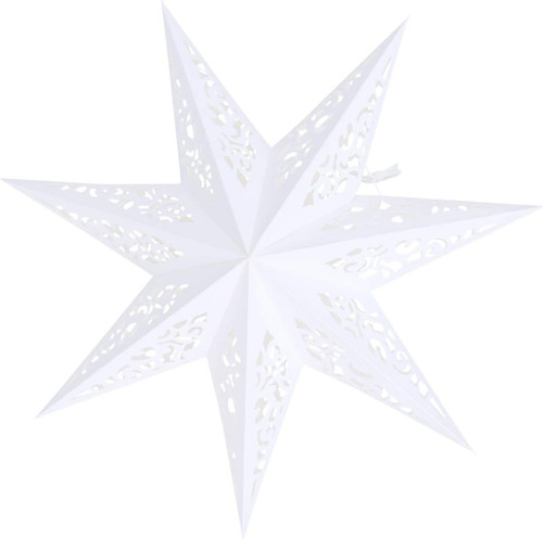 Paper light shade 45cm - paper, white