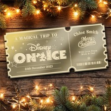 Bronze Mirror Acrylic Ticket