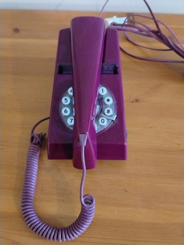 Wild wolf purple - purple, retro