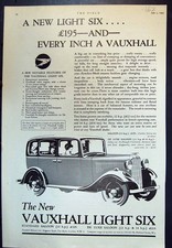 Old Vauxhall Light Six